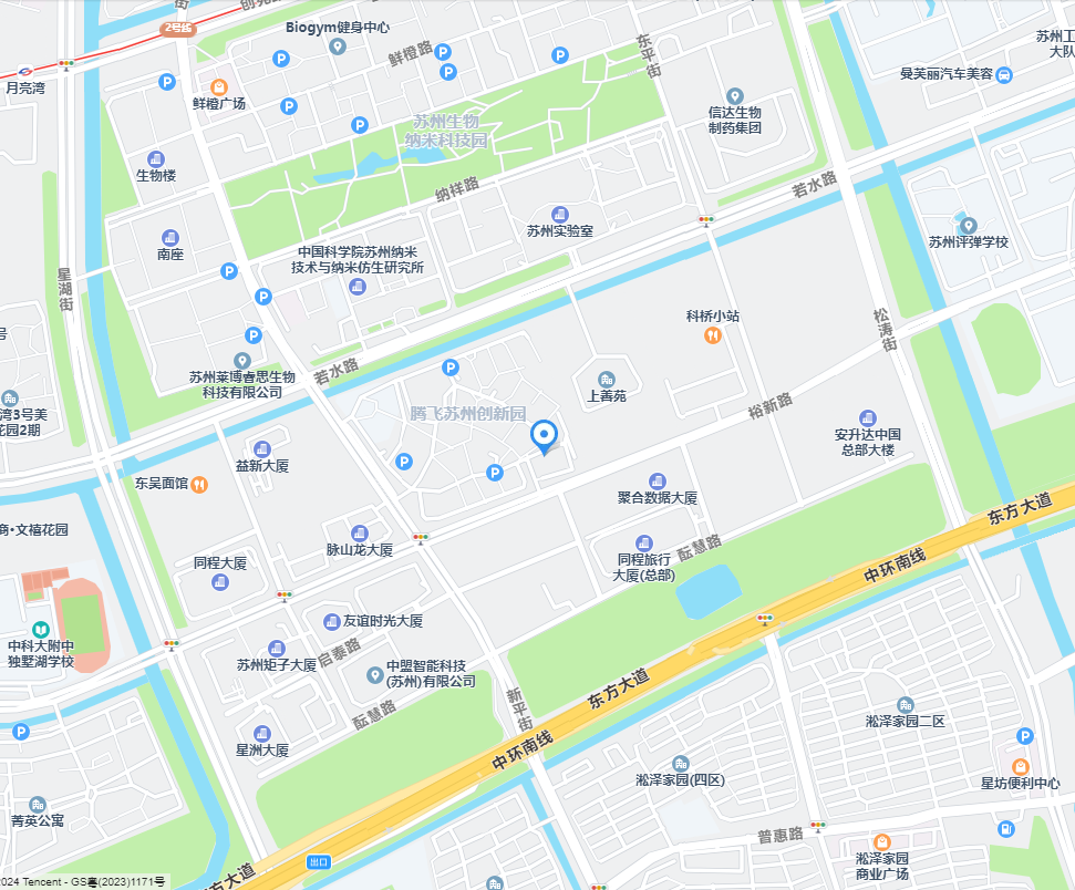 公司位置地图截图